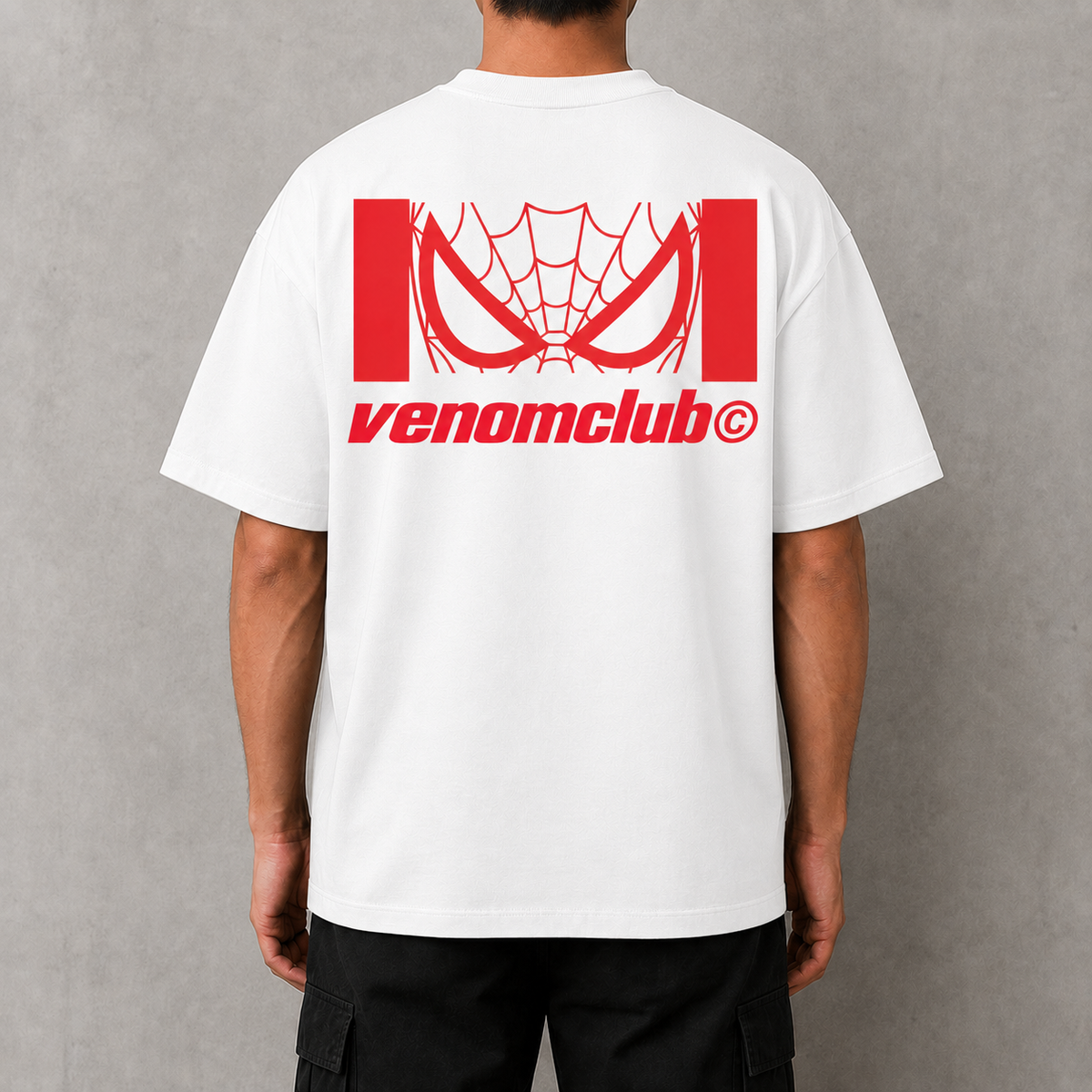 MASK MAN WHITE BOXY T-SHIRT