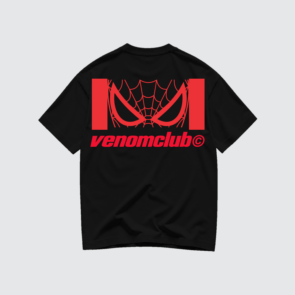 MASK MAN BLACK BOXY T-SHIRT